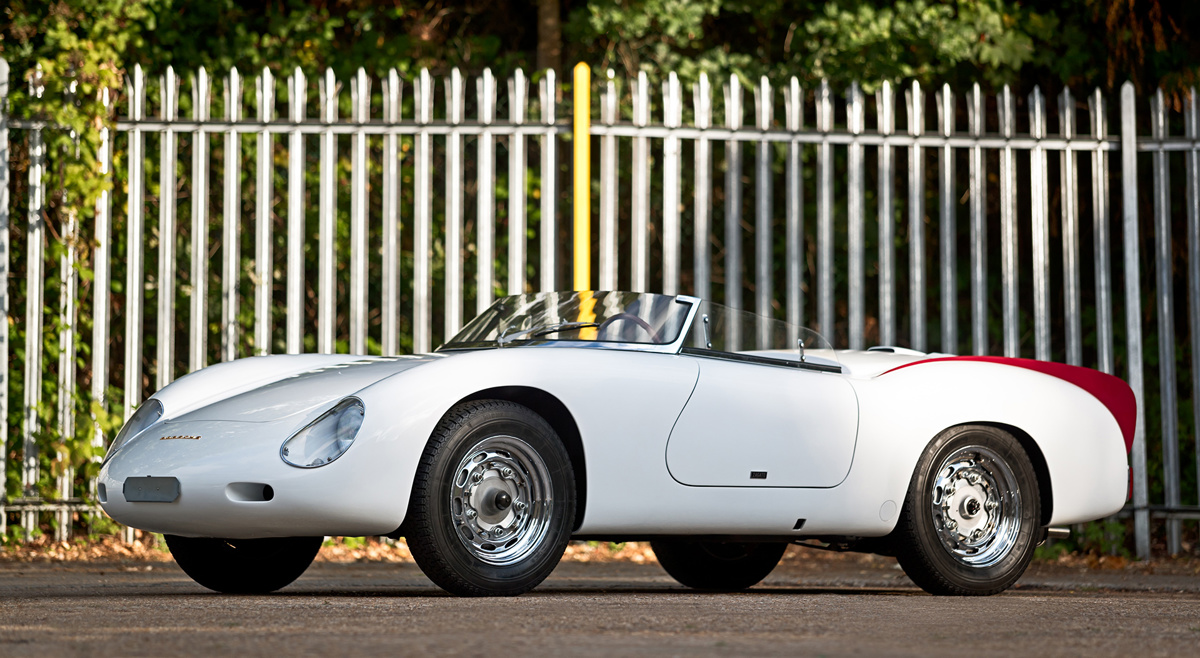 1960 Porsche 356 Carrera Zagato Speedster Sanction Lost offered at RM Sotheby's London live Auction 2021